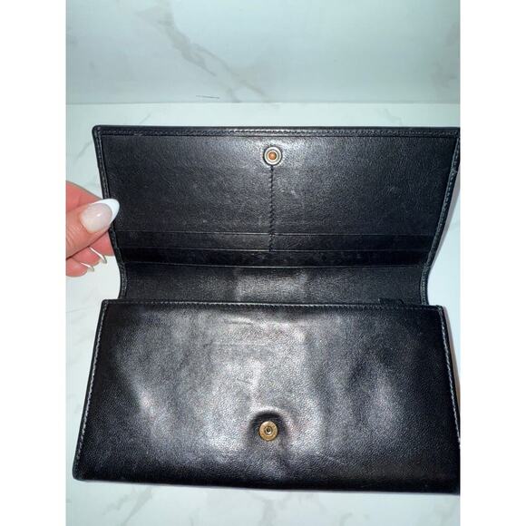 Dior Black Leather Wallet - Picture 3 of 7